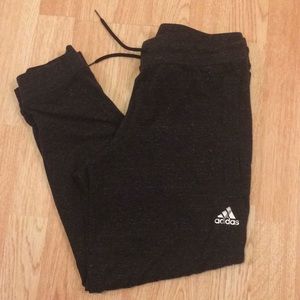 Adidas grayish black sweatpants size M